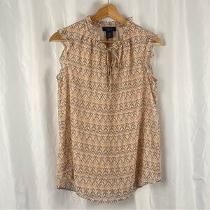 RACHEL Rachel Ray Bohemian Patterned Blouse Size XS